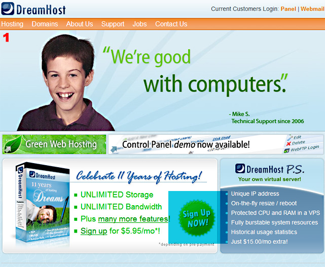 Dreamhost Web hosting